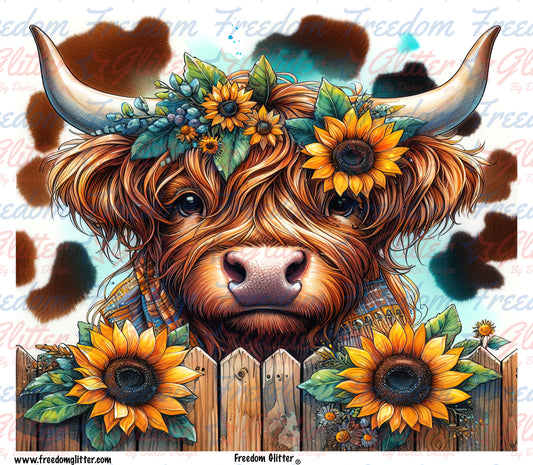 Sunflower Highland 3(Printed Vinyl)