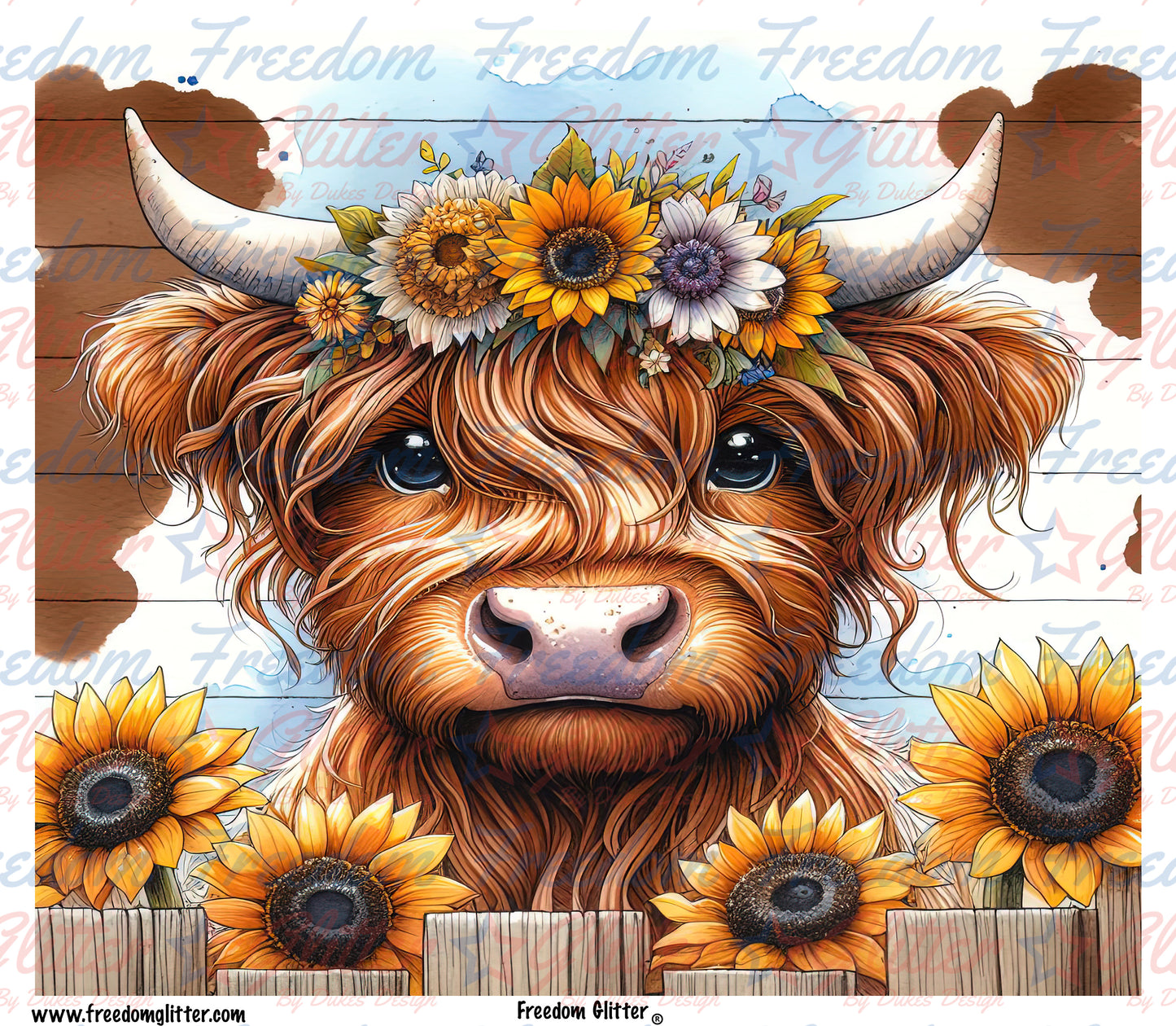 Sunflower Highland 4(Printed Vinyl)