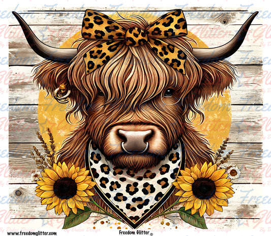 Sunflower Highland 5 (Printed Vinyl)