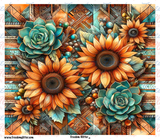 Sunflower Western 2 (Printed Vinyl)
