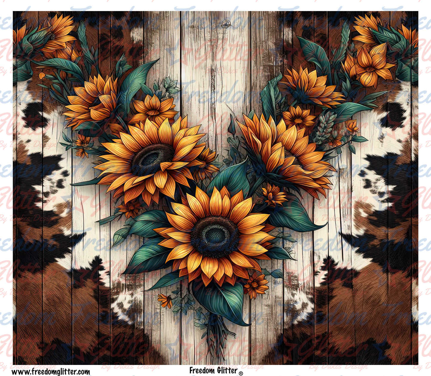 Sunflower Western 1 (Printed Vinyl)