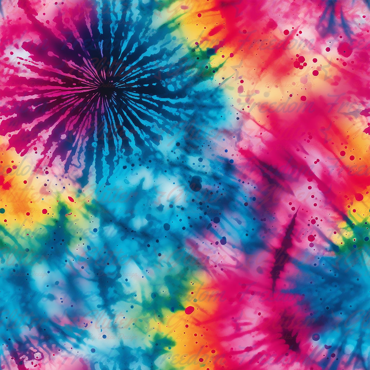 Tie Dye 3 (Printed Vinyl)