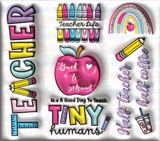 Teacher Inflated 2 (Printed Vinyl)