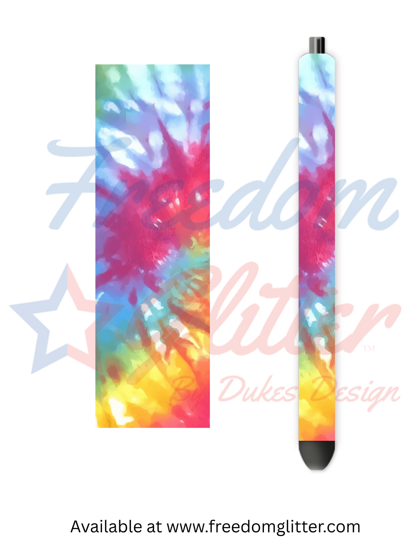 Tie Dyes 4 Pen Wrap (Vinyl)