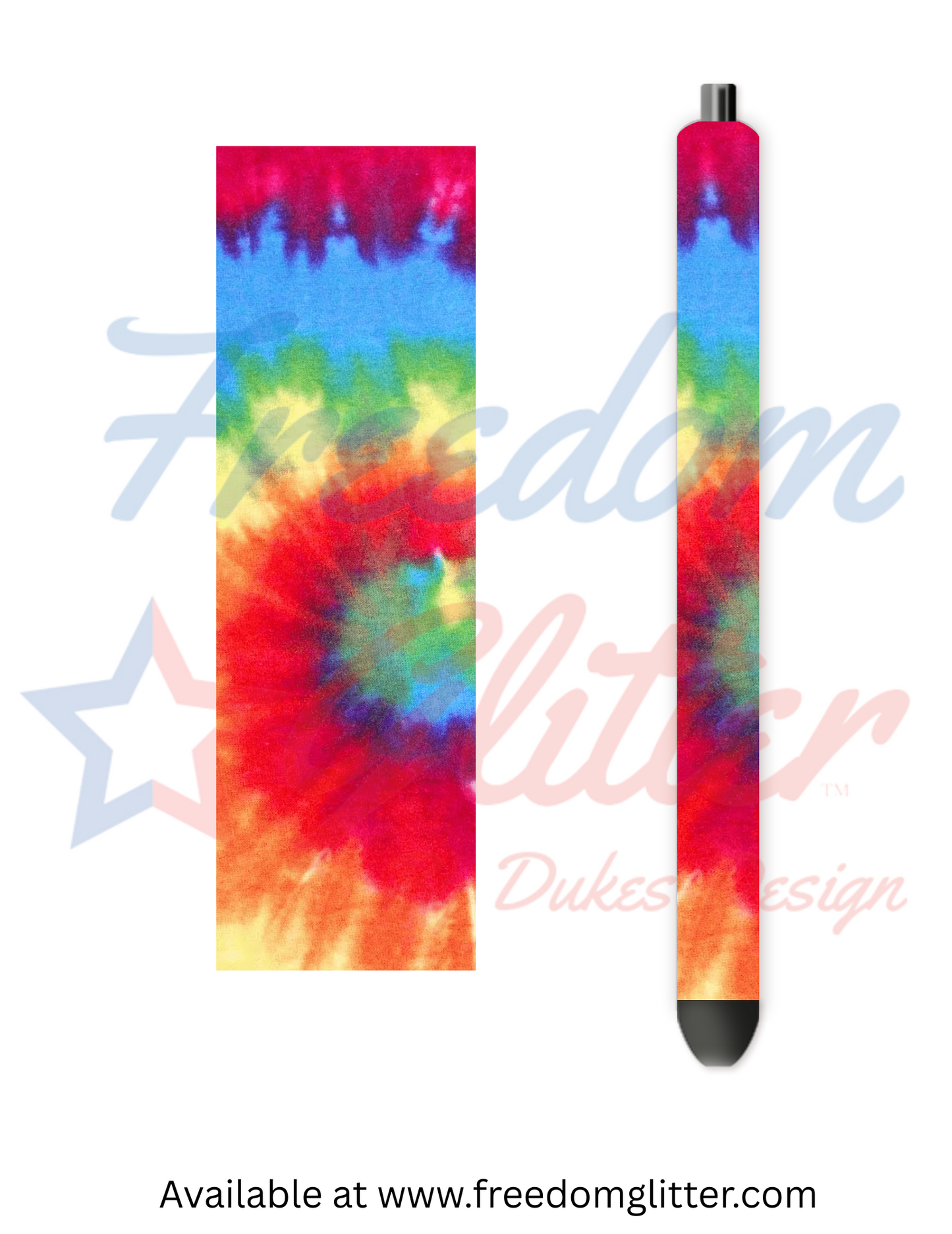 Tie Dyes 2 Pen Wrap (Vinyl)