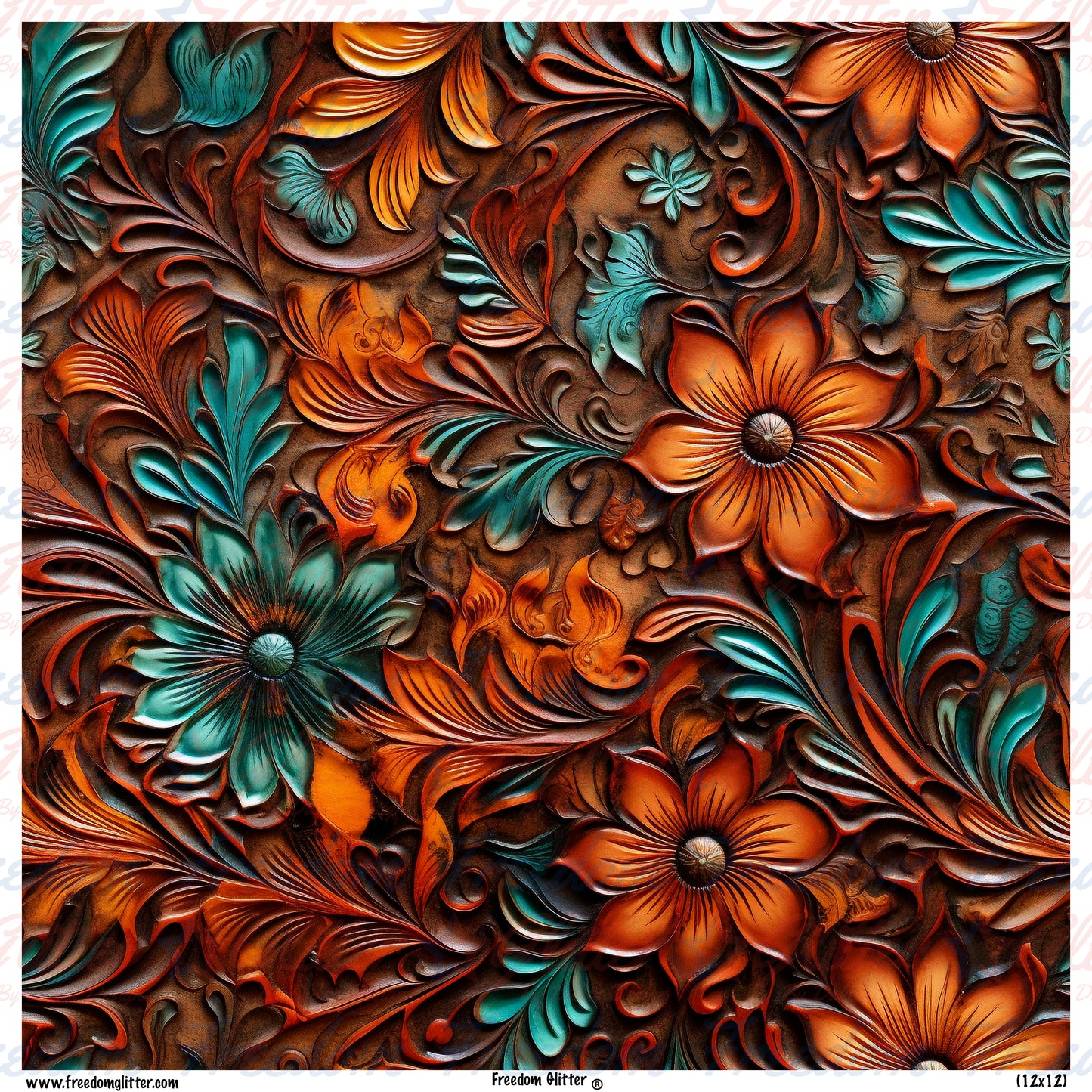 Tooled Leather 3 (Printed Vinyl)