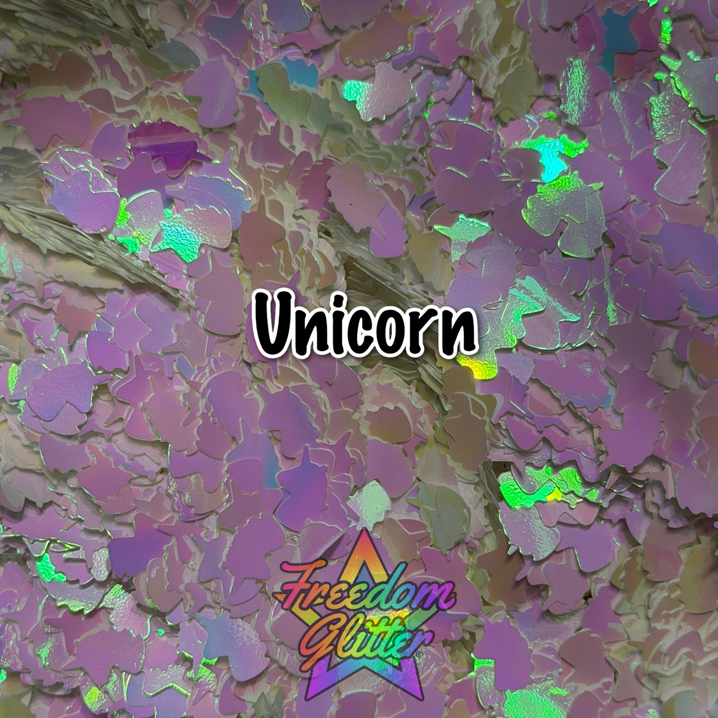 Unicorn (Shape Glitter)