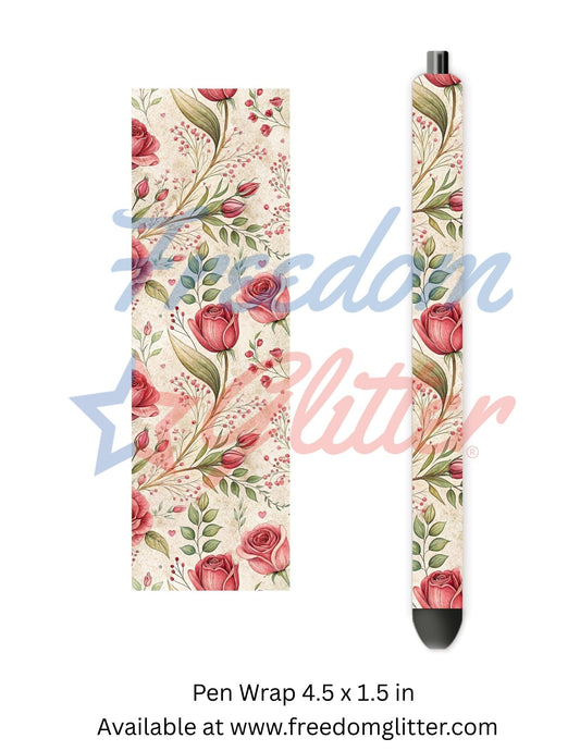 Vintage Roses 1 (Printed Vinyl)