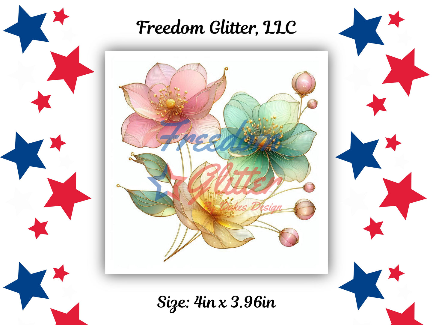 Watercolor Floral Series - Spring 2 Decal (UVDTF)