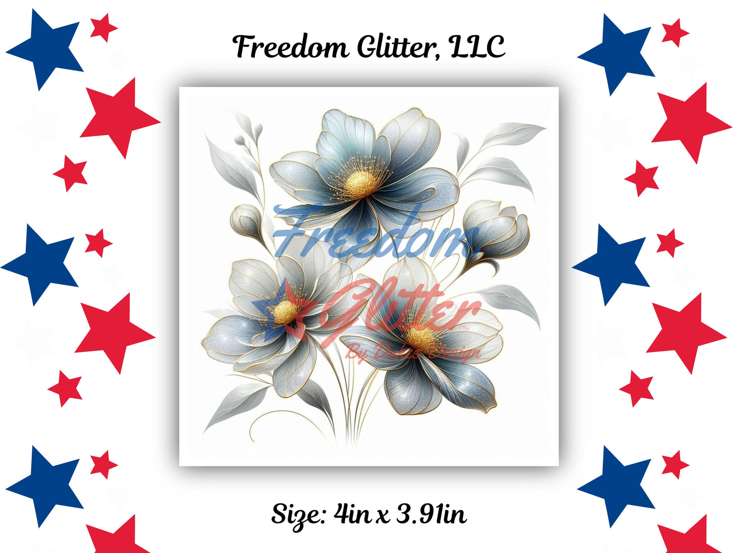 Watercolor Floral Series - Winter 2 Decal (UVDTF)