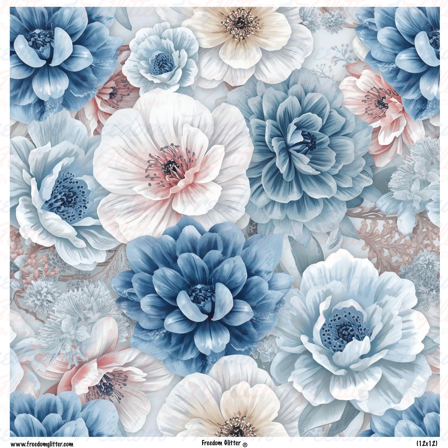 Winter Floral 2 (Printed Vinyl)