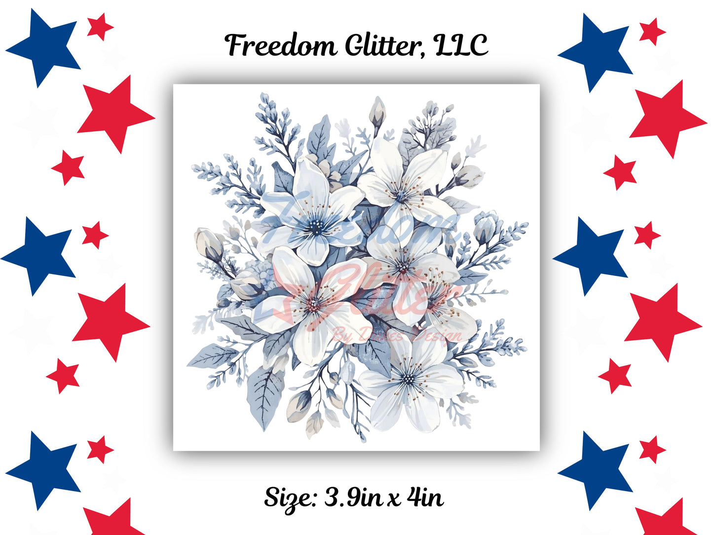 Winter Floral 6 Decal (UVDTF)