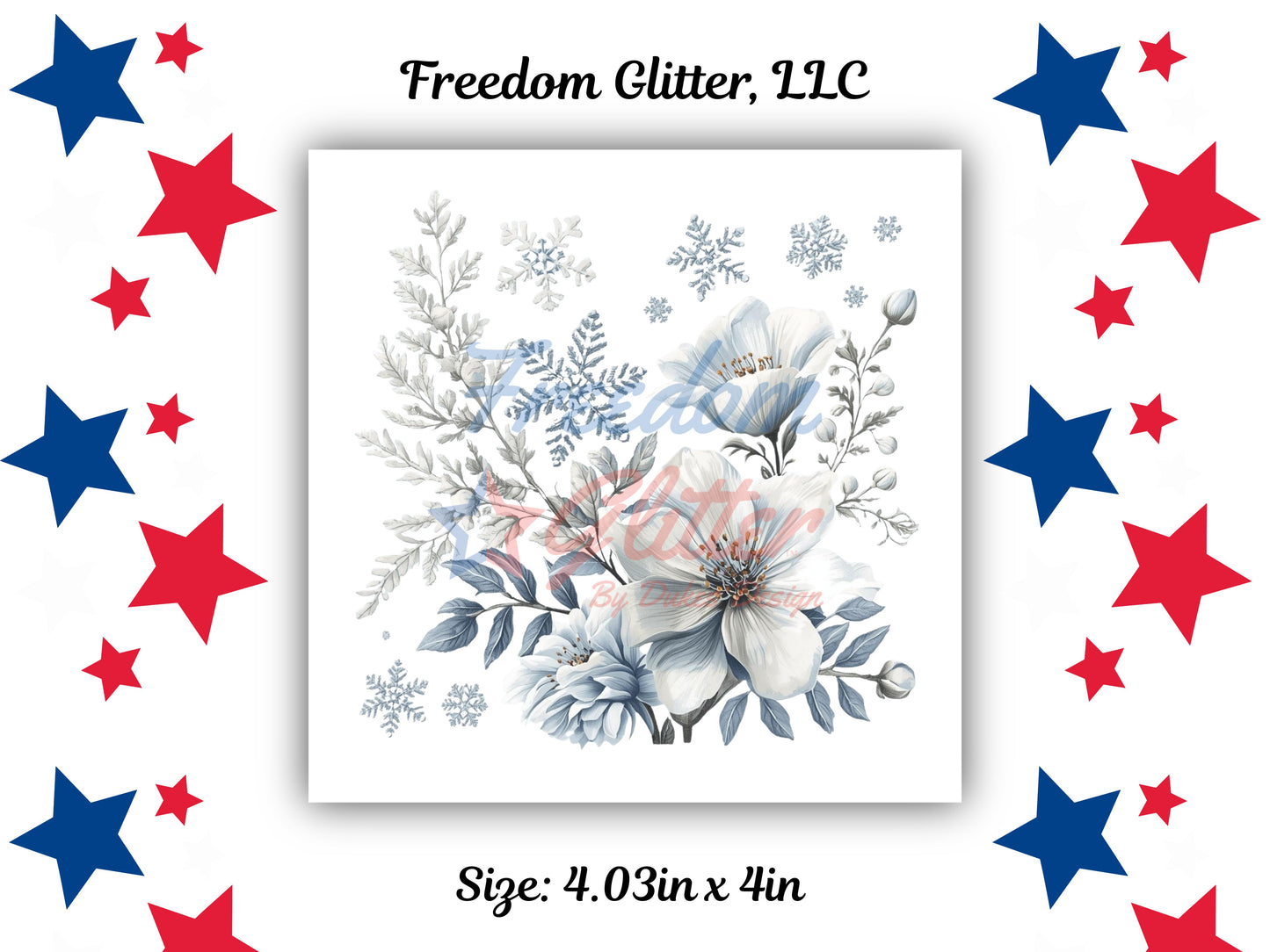 Winter Floral 7 Decal (UVDTF)
