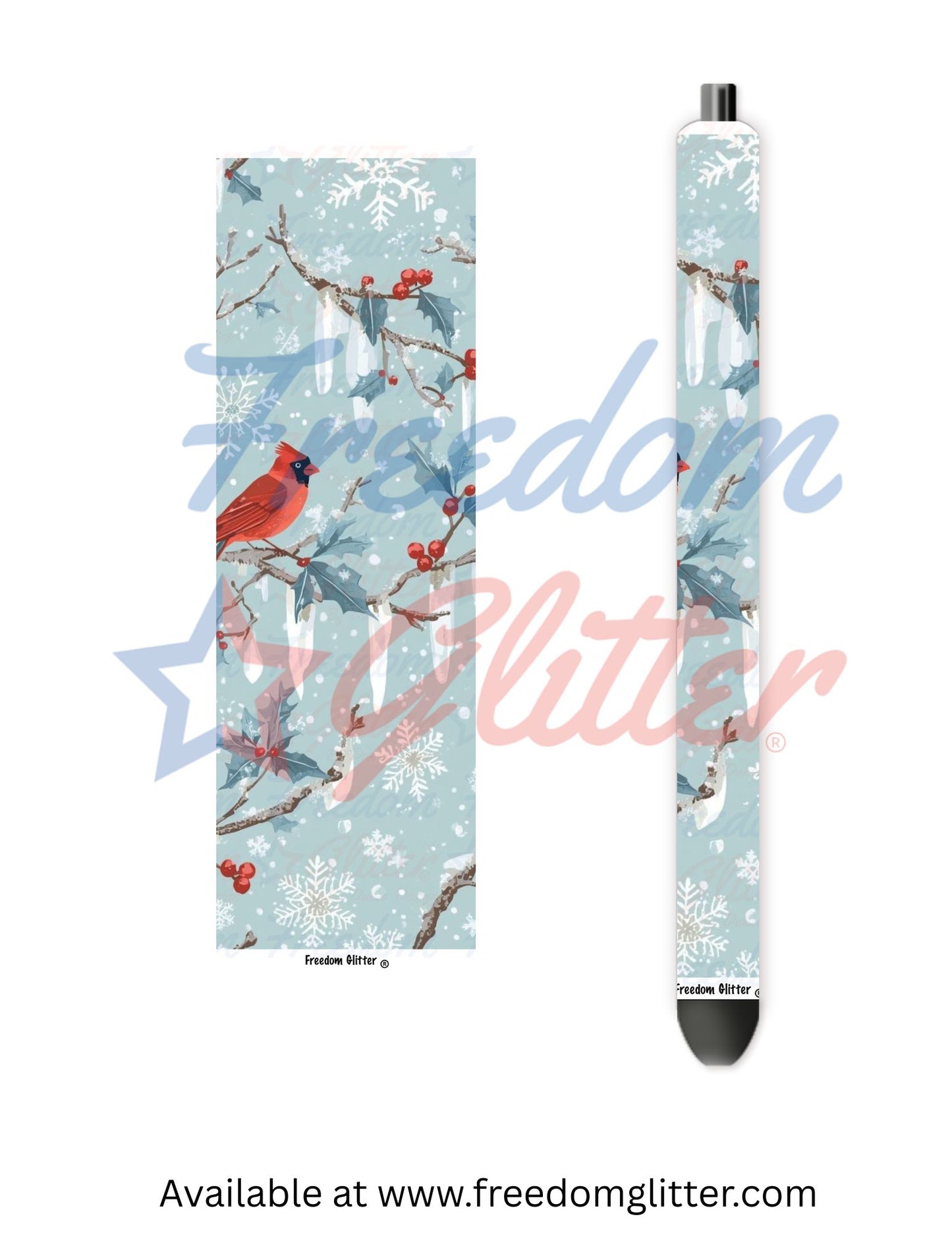 Winter Cardinals 2 (Printed Vinyl)