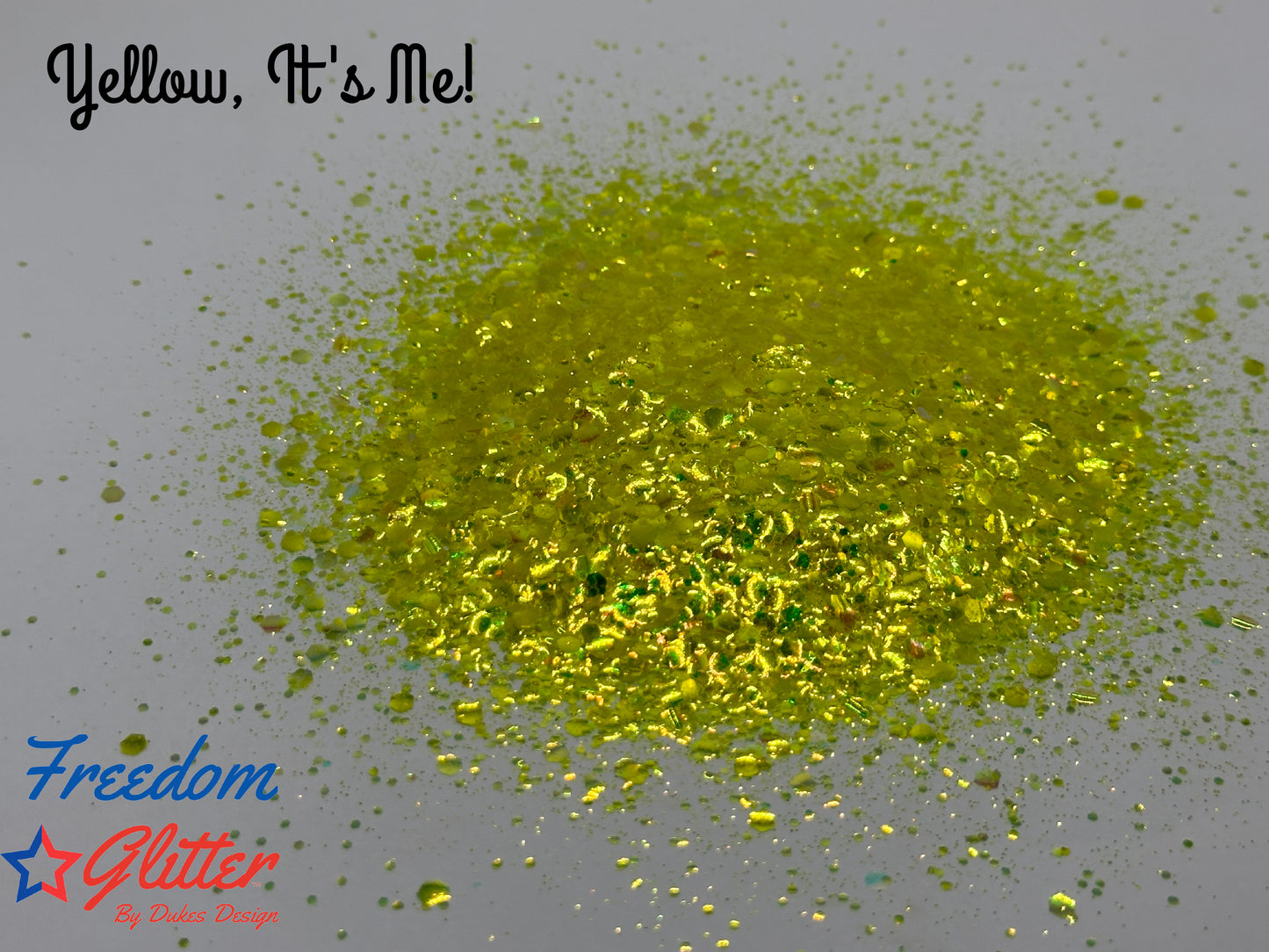 Yellow, It's Me! (High Sparkle Iridescent Glitter)