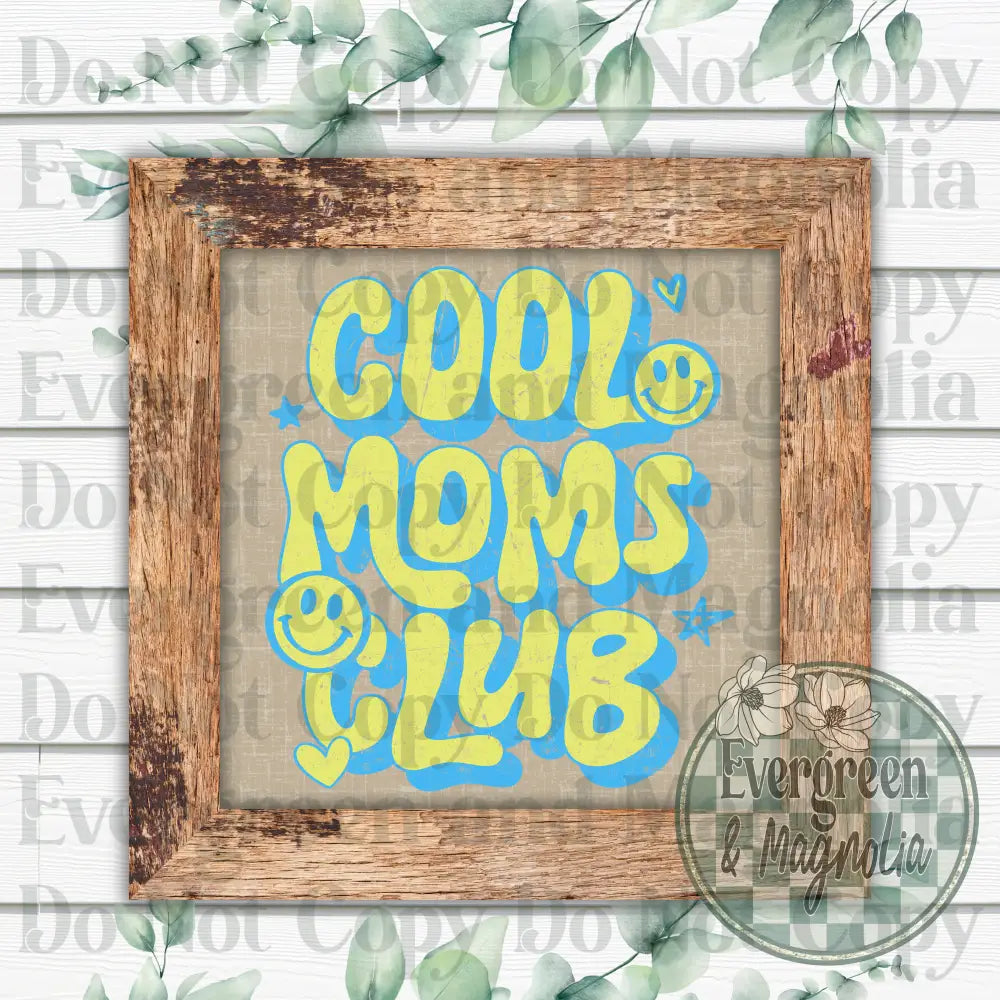 Cool moms club (yellow)