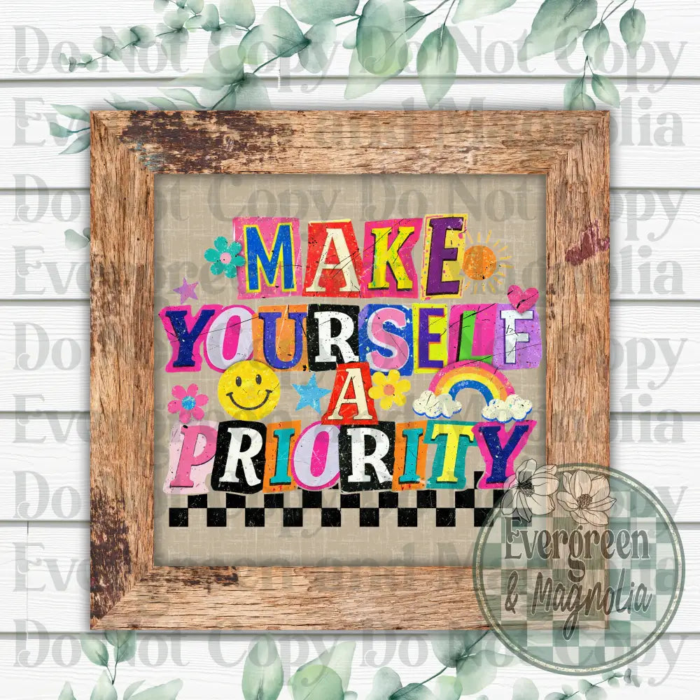 Make yourself a priority ransom letters
