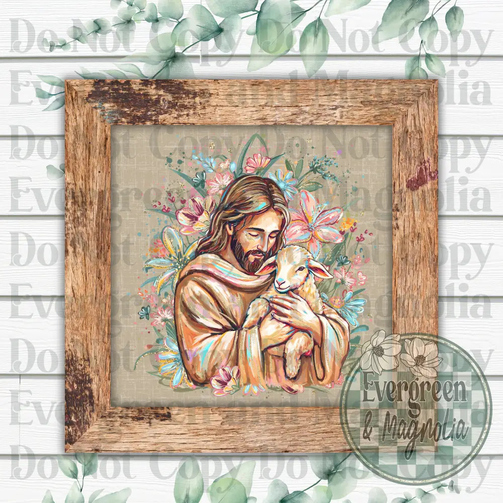Jesus & the lamb