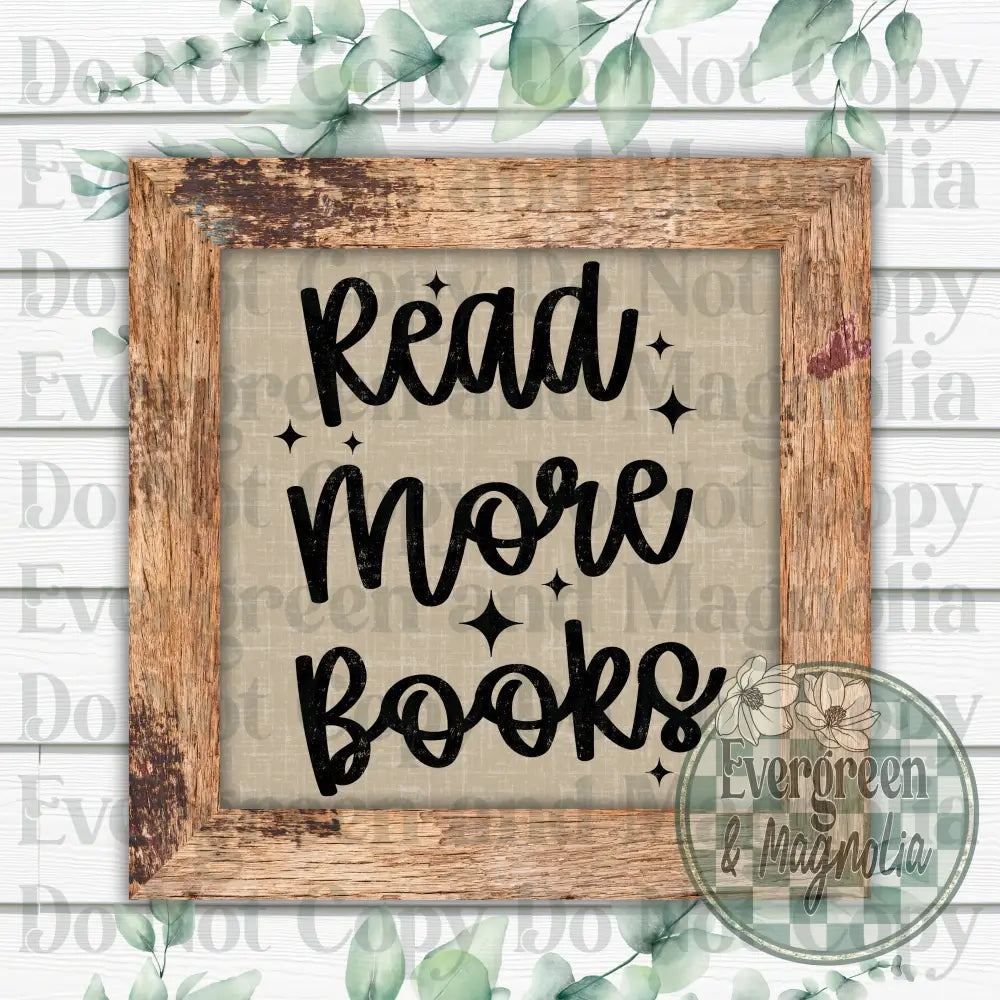 Read more books (black)