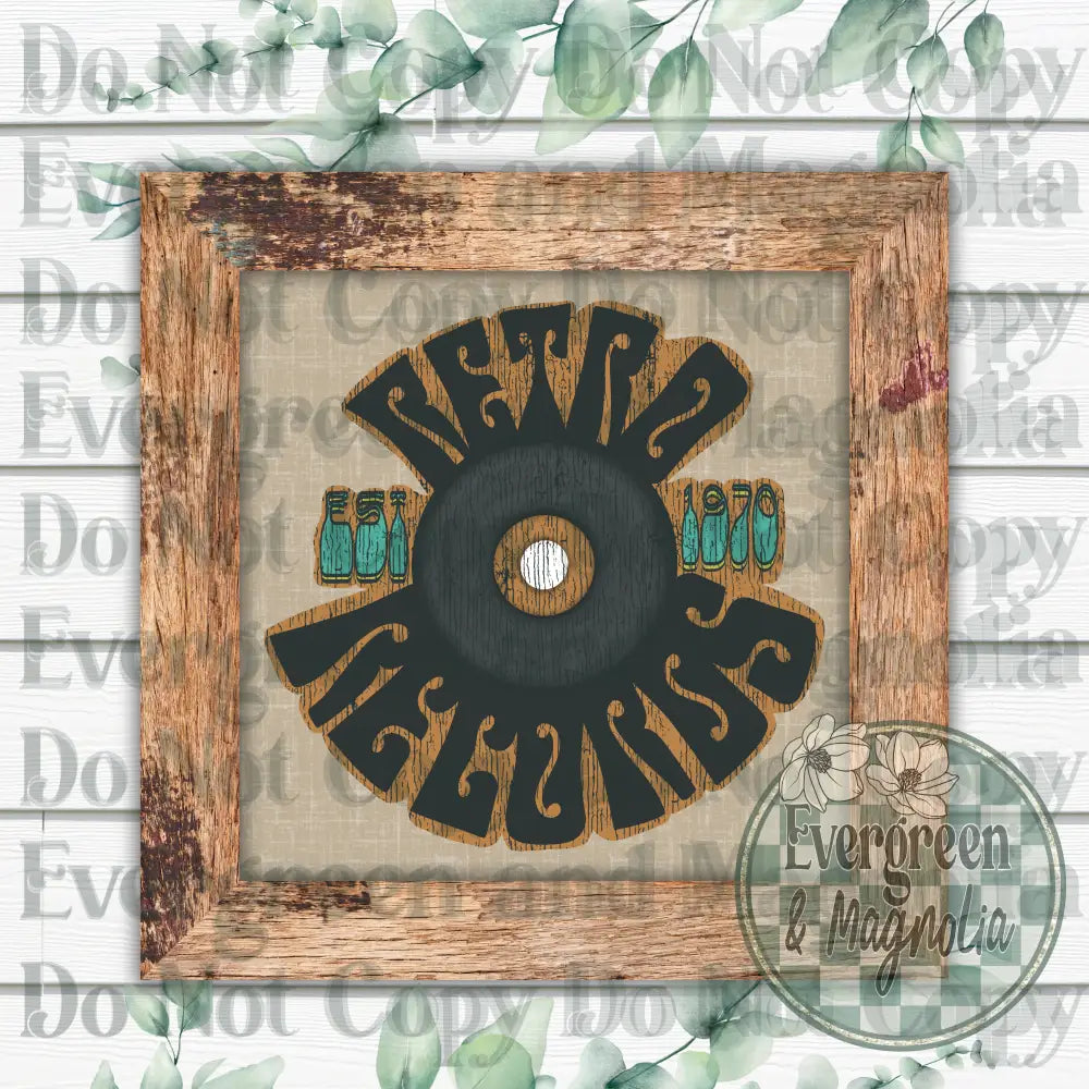 Retro Records (Distressed)
