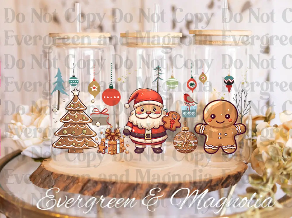 Adorable Santa-tree-gingerbread