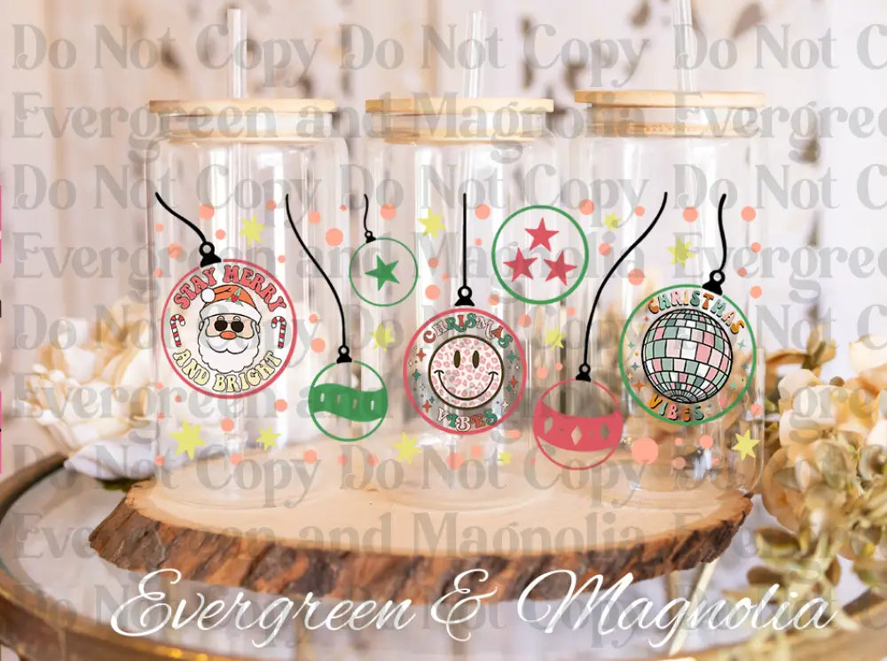 christmas vibes ornaments