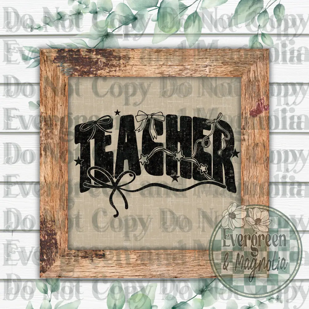 Coquette teacher (black)