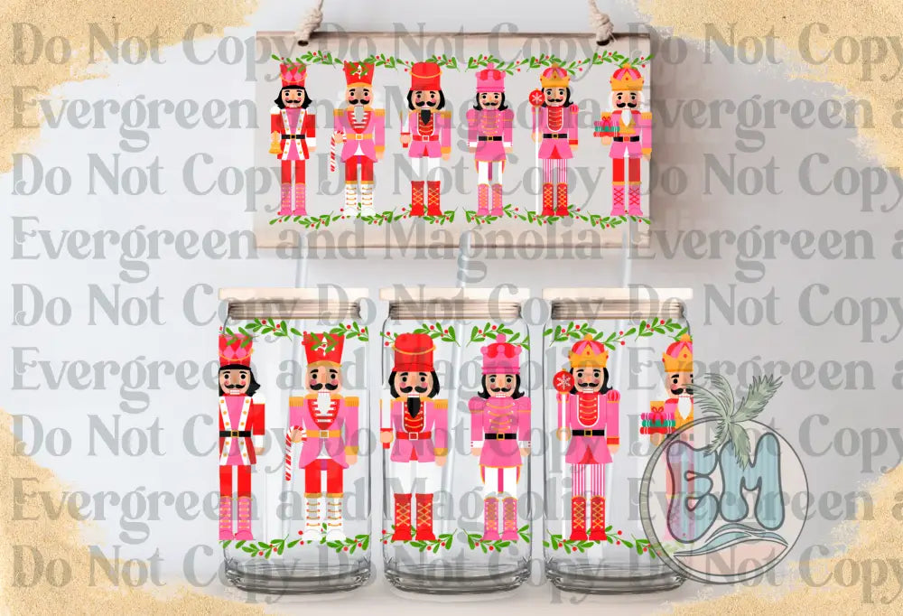 Pink nutcrackers