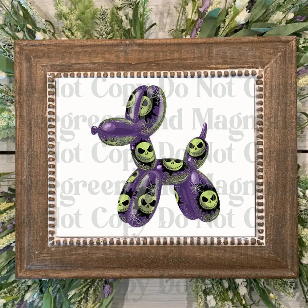 halloween balloon dog