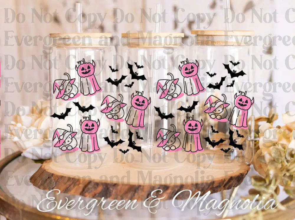halloweenpumpkincatbats