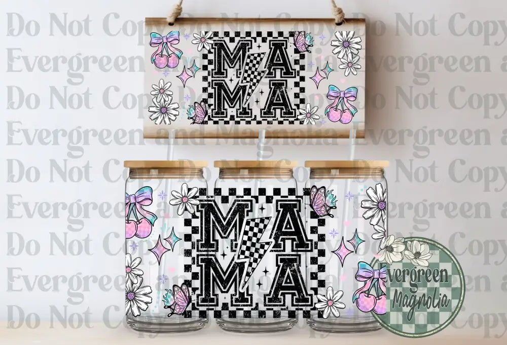 Mama Checkers (Black)