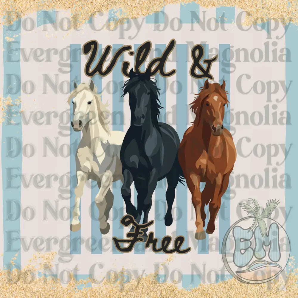 Wild & Free (blue)