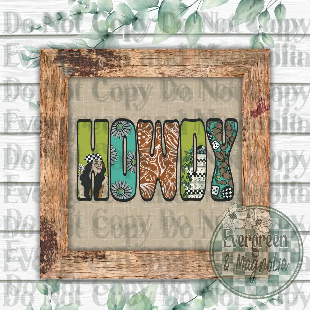 Retro Western Howdy