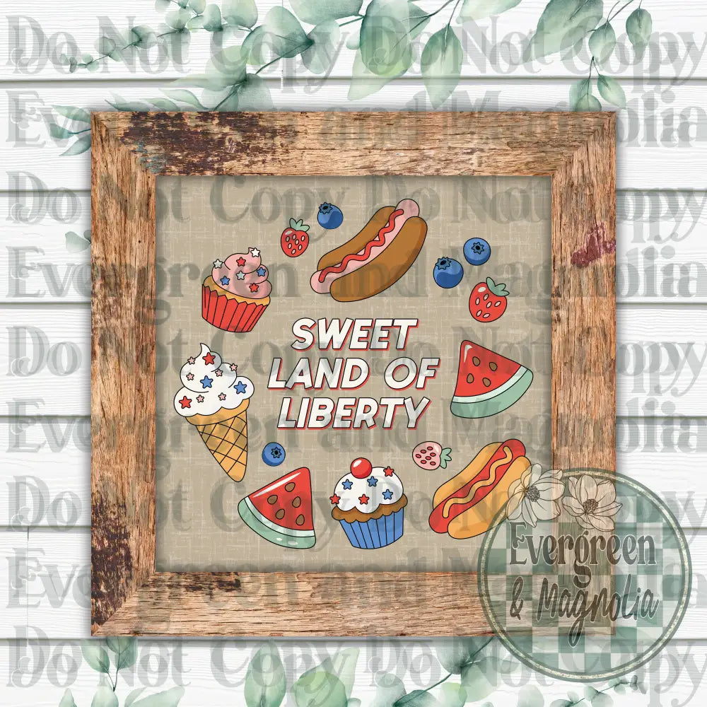 Sweet land of liberty