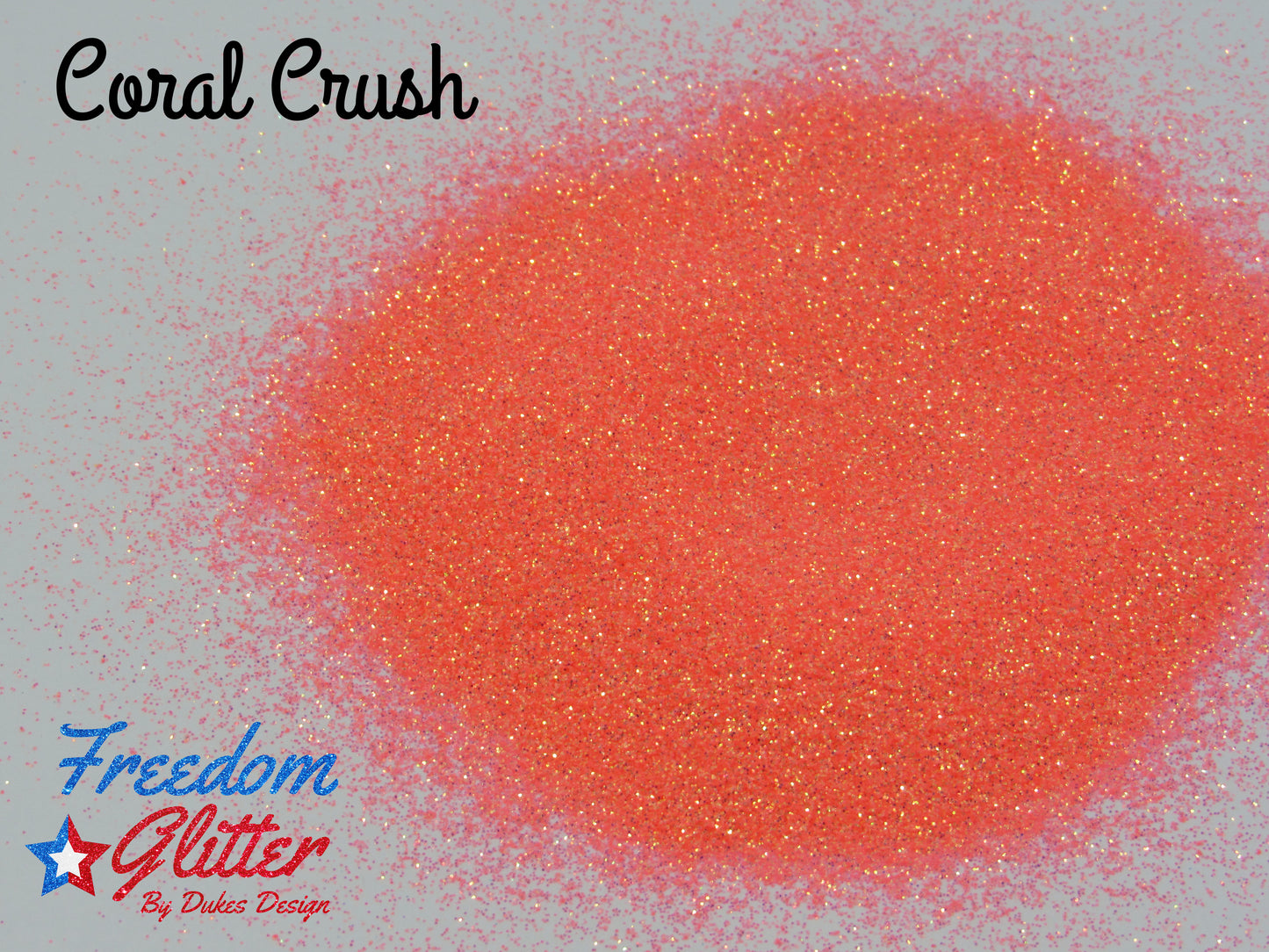 Coral Crush (High Sparkle Iridescent Glitter)