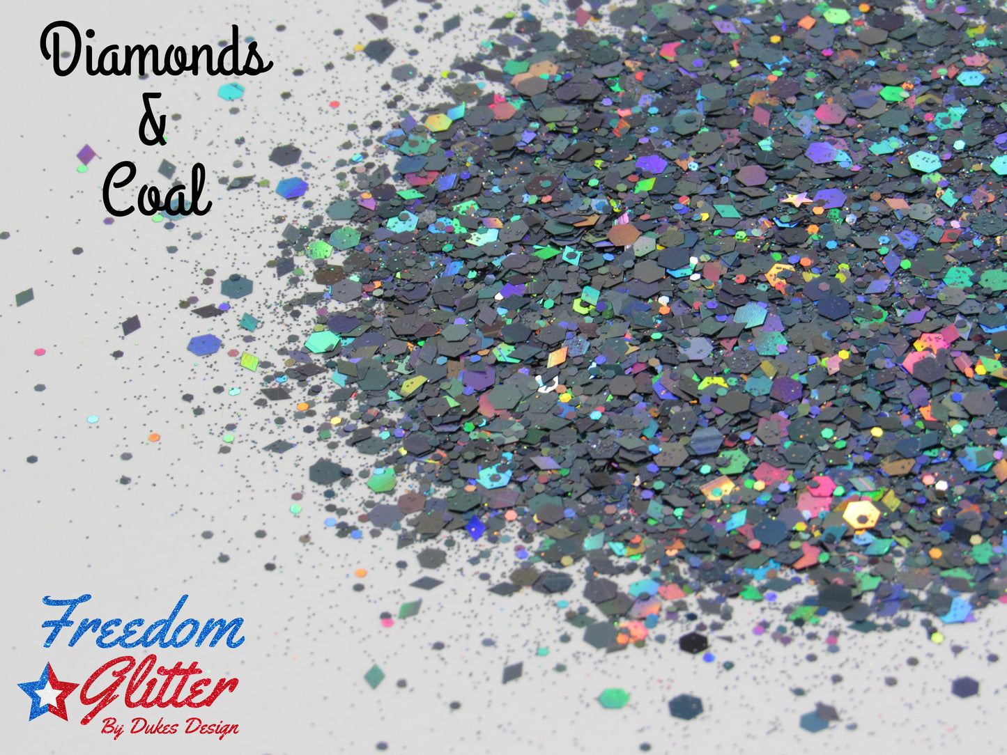 Diamonds & Coal (Holographic Glitter)