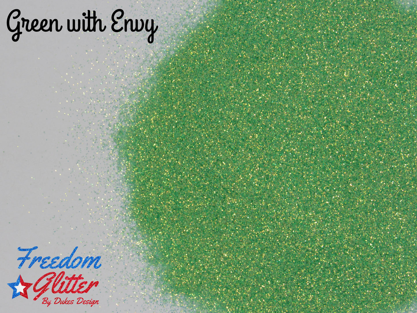 Green with Envy (High Sparkle Iridescent Glitter)