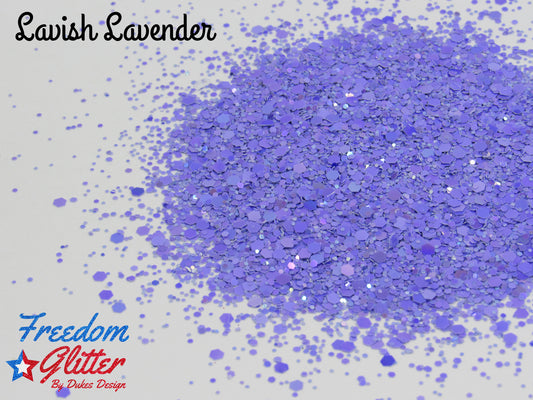 Lavish Lavender (Pearl Iridescent Glitter)