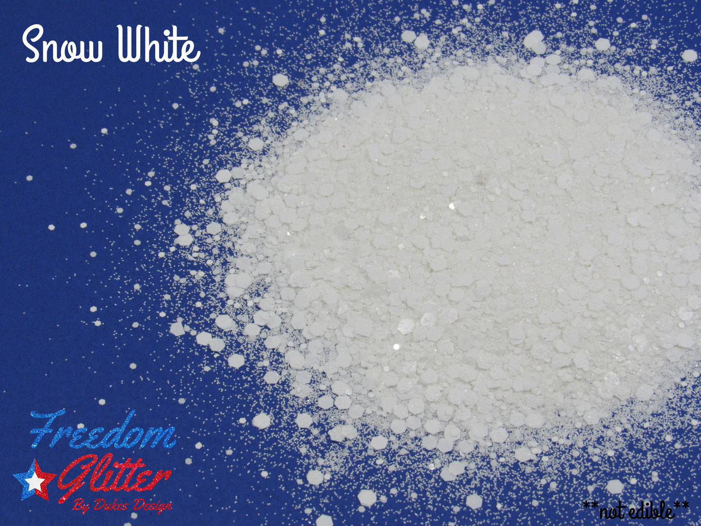 Snow White (Pearl Iridescent Glitter)