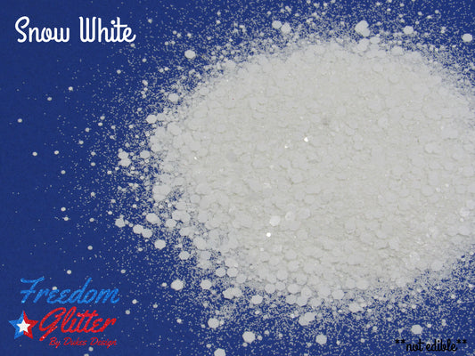 Snow White (Pearl Iridescent Glitter)