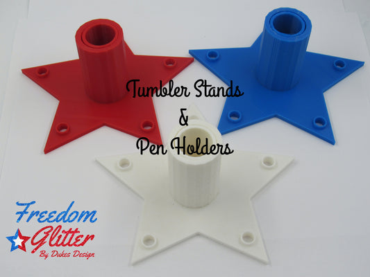 Tumbler Stand & Pen Holder
