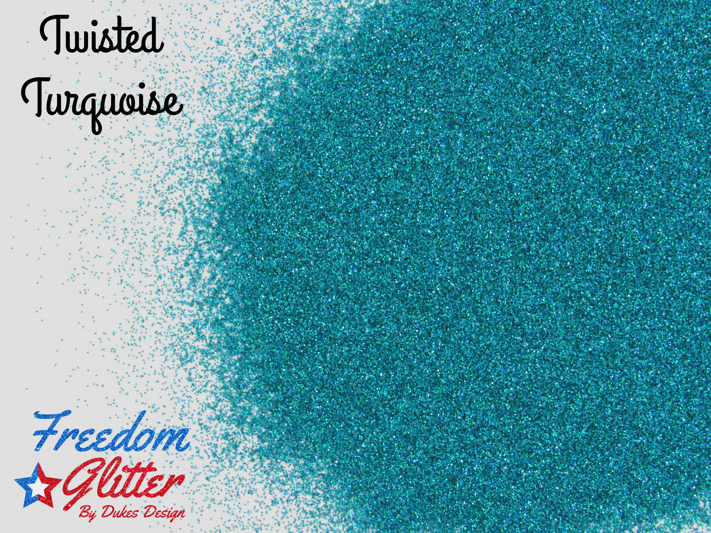 Twisted Turquoise (Holographic Glitter)