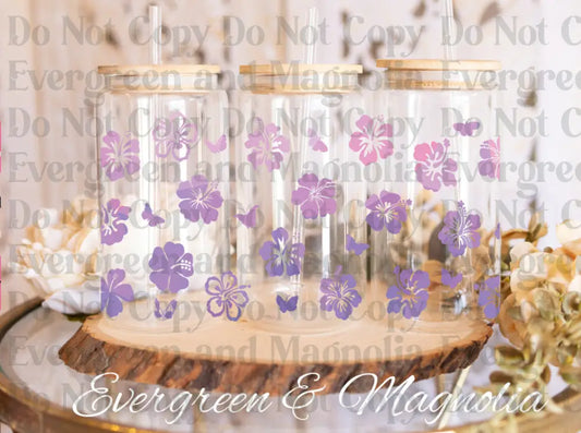 003-HibiscusFlowers-ombre purple