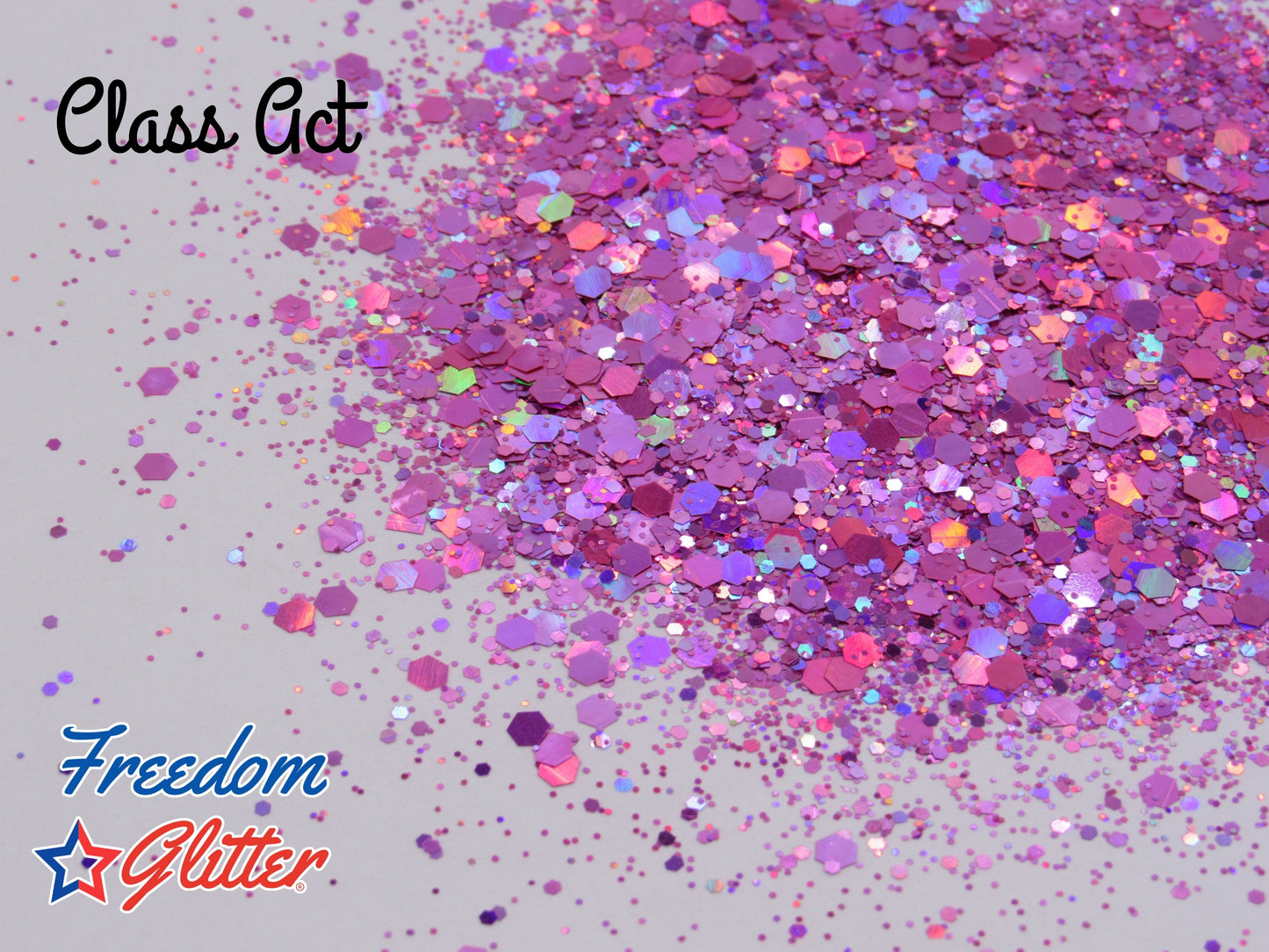 Class Act (Holographic/Fluorescent Glitter)