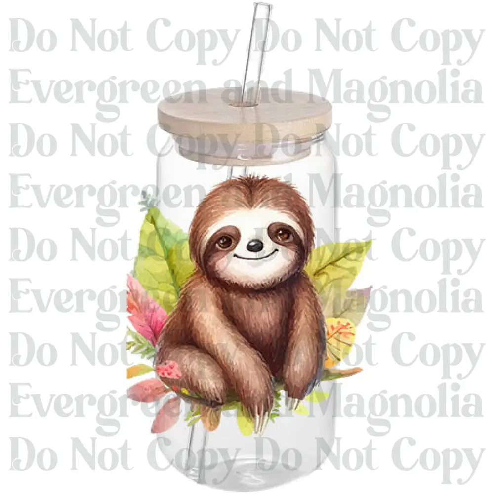 Sloth Decal 1