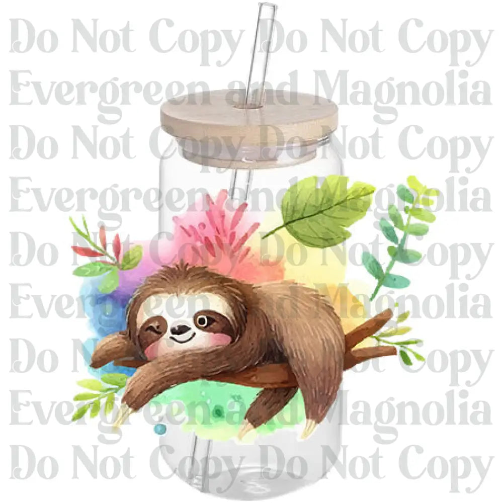Sloth Decal 10