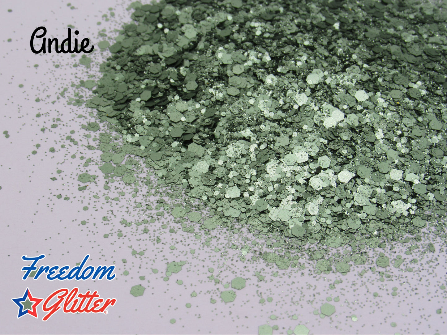 Andie (Matte Metallic Glitter)