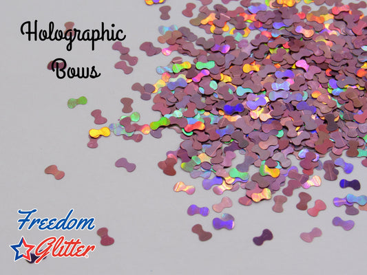 Live Claim Exclusive Pink Bows (Matte Metallic Glitter)