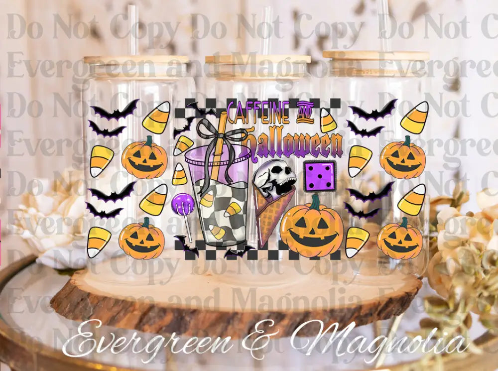 Caffeine & Halloween Wrap