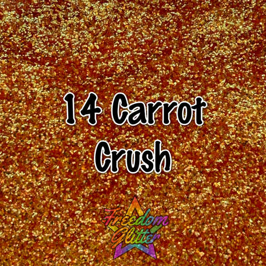 14 Carrot Crush (High Sparkle Iridescent Glitter)